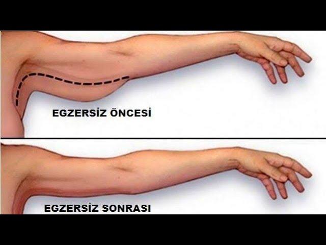 5 DAKİKADA SARKIK KOLLARA ELVEDA / KOL EGZERSİZLERİ