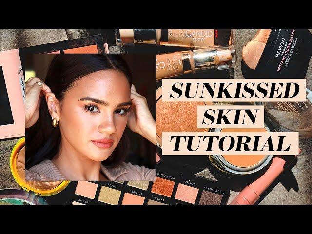 Sunkissed Skin Using Drugstore Makeup | Dacey Cash