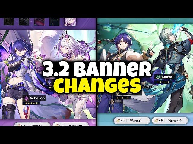 NEW UPDATE! CHANGES TO THE 3.2 BANNER LINEUP - Honkai: Star Rail