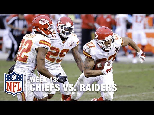 Chiefs Safety Tyvon Branch's Shoe String Pick 6! | Chiefs vs. Raiders | NFL