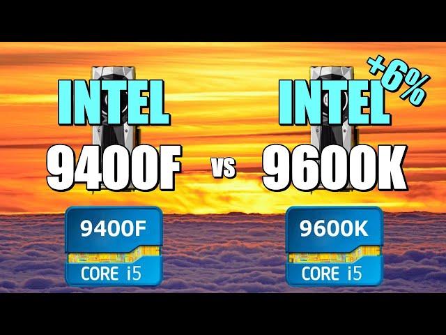 9400F vs 9600K - 1070. CSGO, Fortnite, PUBG, GTAV, Overwatch.