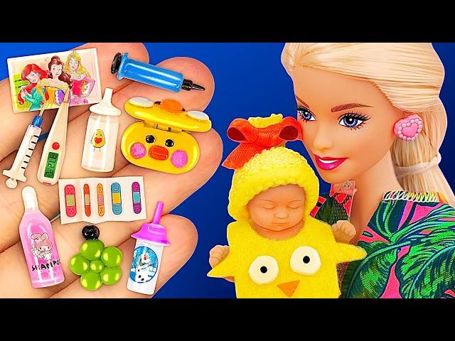 57 DIY BARBIE IDEAS: BABY DOLL MINIATURES & SMALL MINIATURE THINGS, BIG COLLECTION