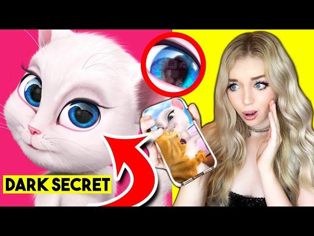 Angela's DARK SECRET! I Tested ANOTHER Talking Angela App Theory *DO NOT DOWNLOAD*