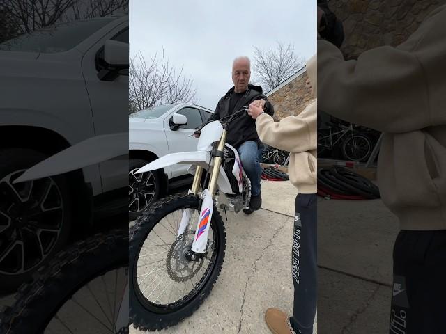 Grandpa Got The 2024 YZ450F #bikelife #mx #yamaha