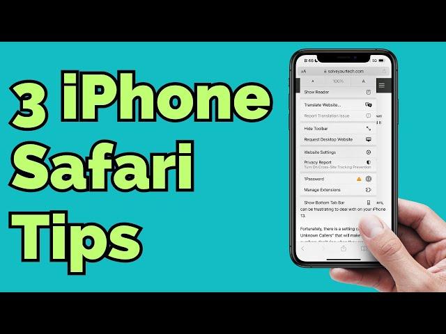 3 iPhone Safari Tips You Have to See!