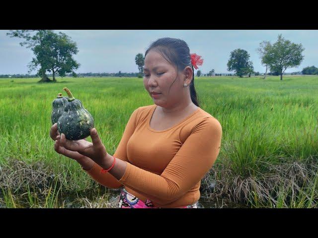 How to boil pumpkin with pork #food #khmer #chef #delicious #cooking #