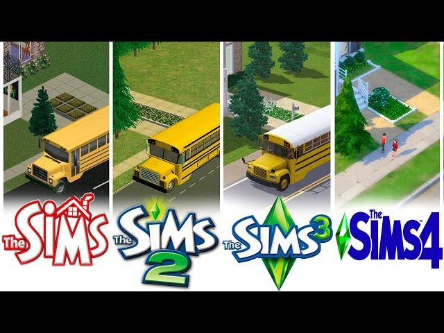  Sims 1 - Sims 2 - Sims 3 - Sims 4: School - Evolution