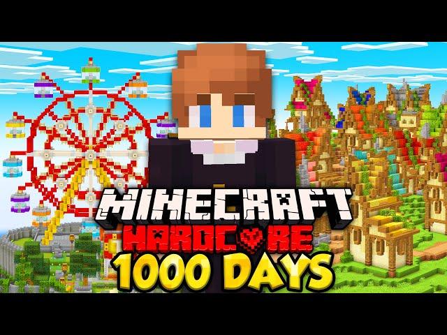 I Survived 1000 Days in HARDCORE Minecraft [FULL MOVIE]