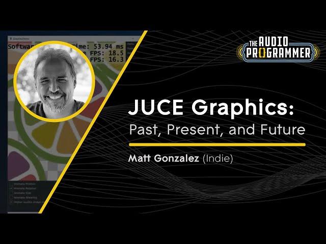 JUCE Graphics: Past, Present, and Future | Matt Gonzalez (Indie)