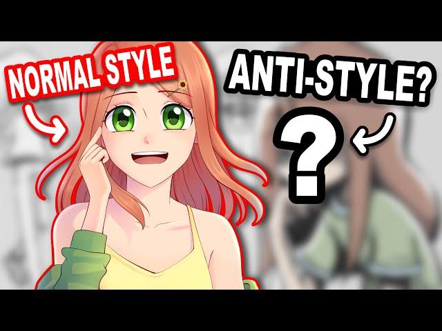 Finding my ANTI-STYLE!  | Opposite Art Style Challenge! | Ugee U1200