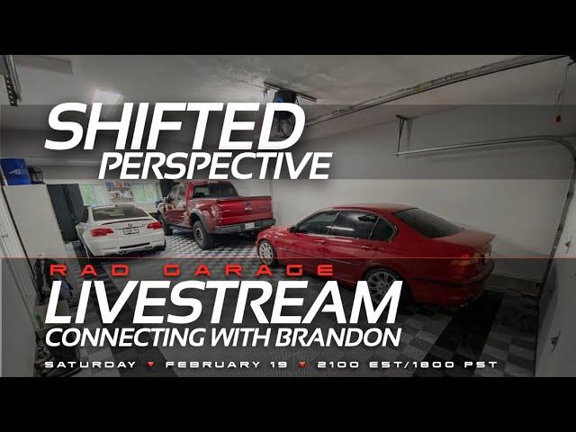 𝗥𝗔𝗗 𝗚𝗔𝗥𝗔𝗚𝗘 𝗟𝗜𝗩𝗘𝗦𝗧𝗥𝗘𝗔𝗠 | Connecting with Brandon from Shifted Perspective