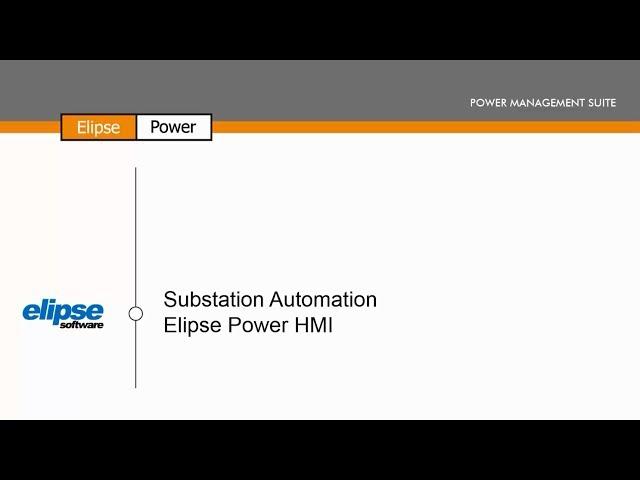 Elipse Substation Automation