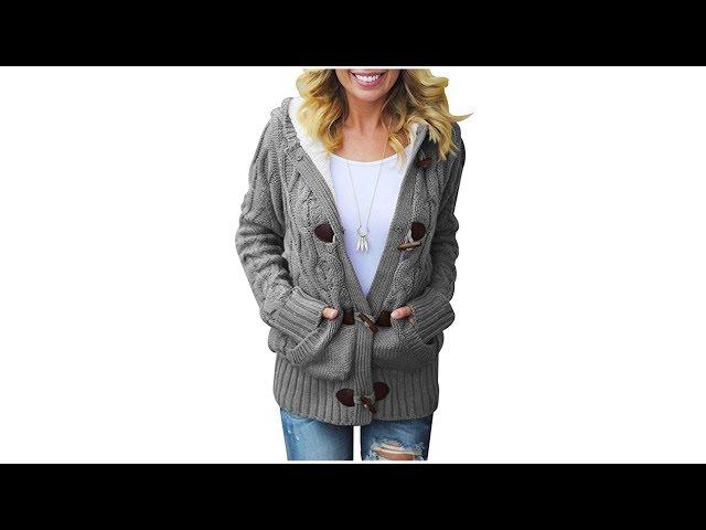 Sweater Coat Outwear with Pockets S-XXL