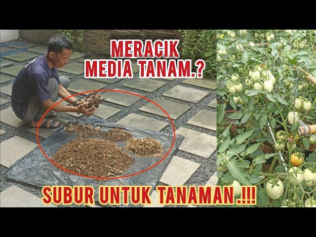 CARA MERACIK MEDIA TANAM YANG SUBUR!!.DENGAN BAHAN YANG MUDAH DI ADAPAT.?? #garden #petani