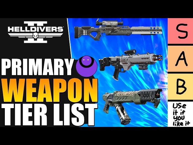 Best and Worst Primary Weapons Ranked vs illuminate in helldivers 2