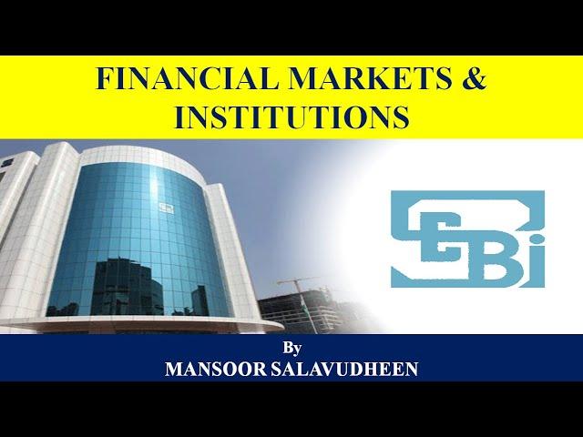 SECURITIES AND EXCHANGE BOARD OF INDIA (SEBI)