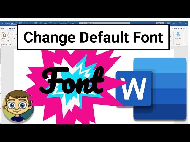 Change the Default Font for All Your Word Docs