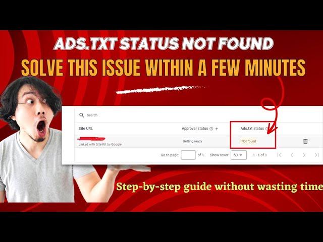 How to solve ads.txt status not found in Google adsense 2023| Ads.txt status not found solution