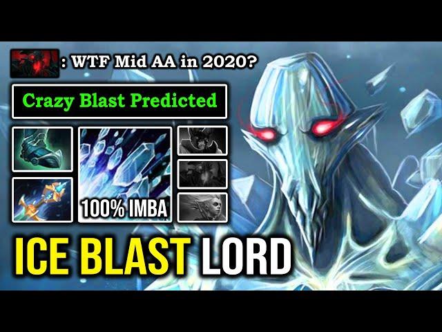 HOW TO SOLO MID CARRY AA IN 7.26 with Super Pro Ice Blast Predicted 100% Counter Everyone Dendi DotA