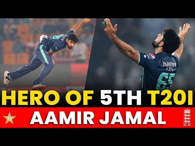 Remarkable Bowling Spell By Aamir Jamal | Pakistan vs England | 5th T20I 2022 | PCB | MU2T