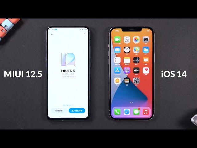 MIUI 12.5 VS iOS 14 - COMPARISON