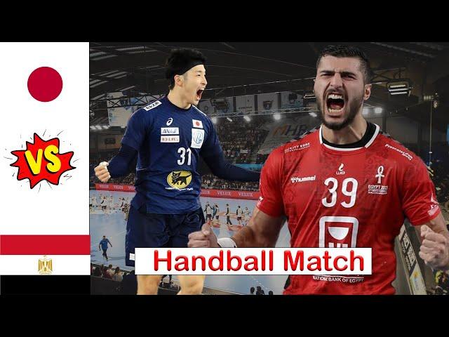 Japan Vs Egypt handball friendly match  2024