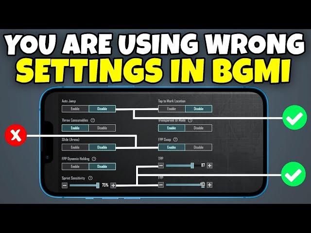 BGMI All New Basic & Advance SETTINGS/CONTROLS | Perfect BGMI Settings Guide | BGMI / Pubg Mobile