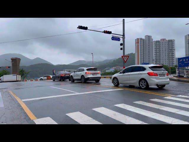 A rainy day in Korea | Relaxing sounds |