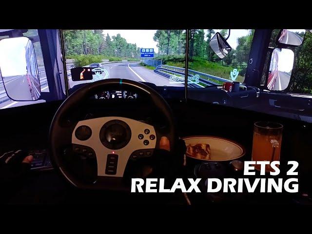 RELAX DRIVING 3 | ETS2 GAMEPLAY | PXN V9 STEERING WHEEL GAMEPLAY