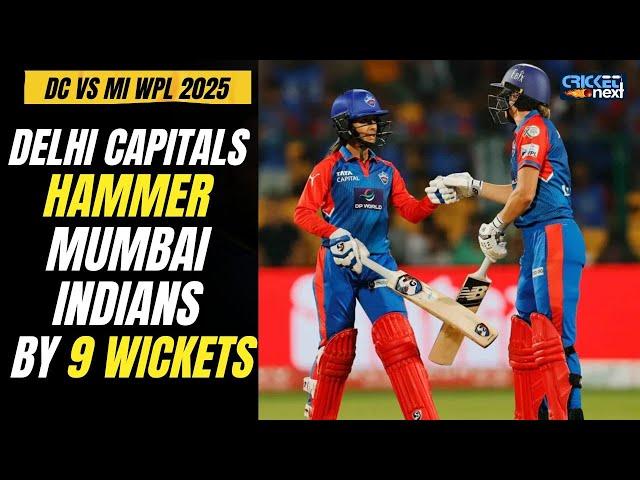 DC W vs MI W WPL 2025 Highlights: Delhi Capitals Beat Mumbai Indians By 9 Wickets