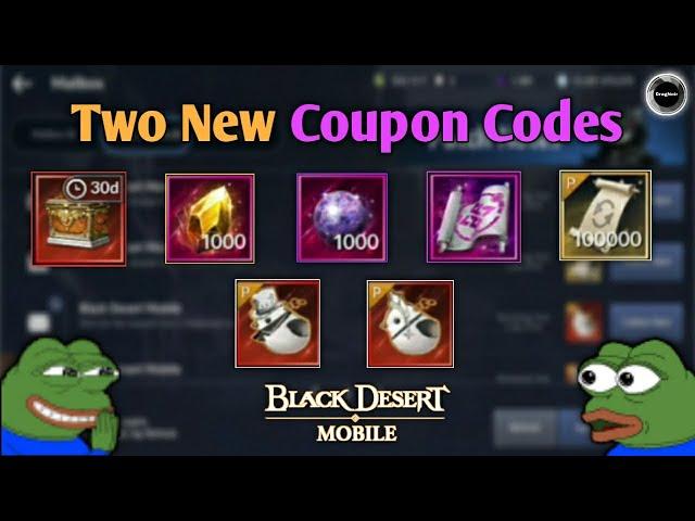 Coupon Codes and Rewards | With Class Change Pack  | Black Desert Mobile