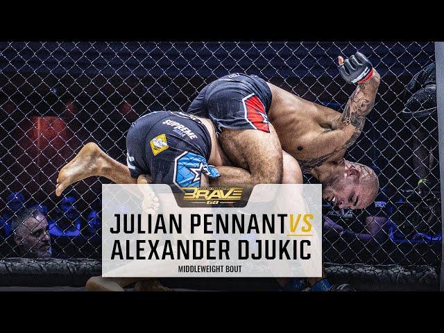 Julian Pennant vs Alexander Djukic | FREE MMA Fight | BRAVE CF 68