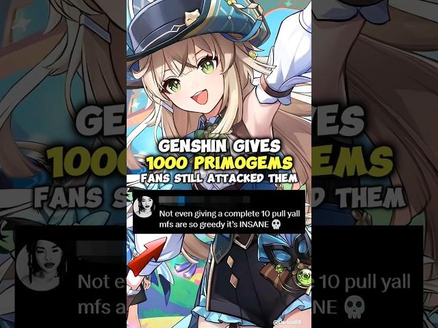 Genshin Gives 1000 Primogems But People Still Attacked Them!