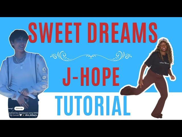 Sweet Dreams by J-Hope* STEP BY STEP DANCE TUTORIAL (beginner friendly)