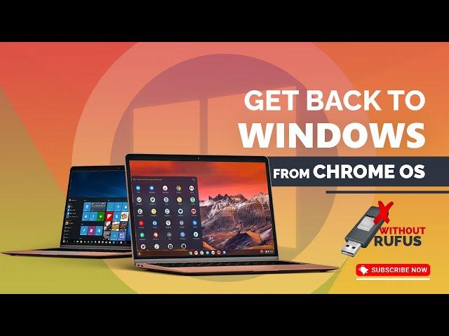 Remove Chrome OS & get back to Windows | Without Rufus | Ventoy USB