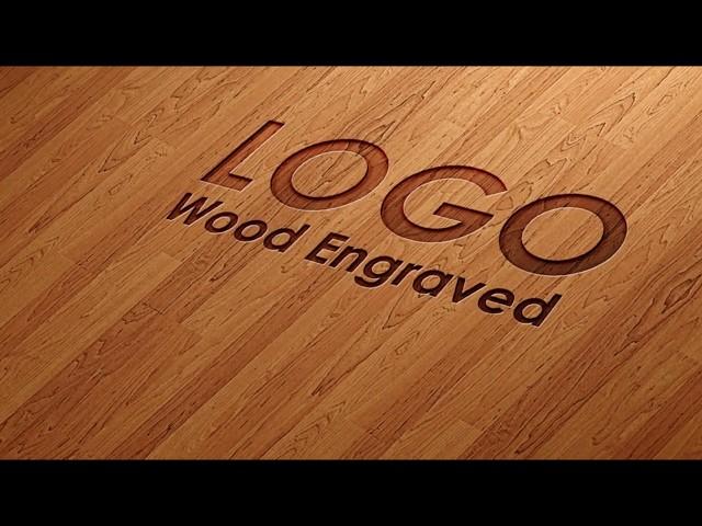 How to Create Wood Engraved Logo Using PSD Mockup | Photoshop Tutorial | Juwel hossen Jone