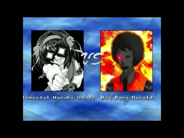 [Winmugen -Request- #9] Elemental Haruhi V0.02 (1p) VS. 3 Characters (Again?)