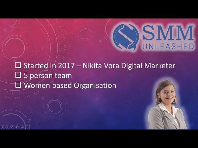 Nikita Vora - Founder and Director - SMM Unleashed