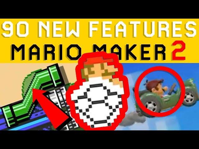 Super Mario Maker 2 ALL New Features YOU MISSED! Nintendo Direct Analysis