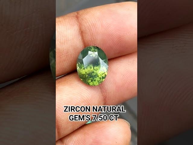natural gemstone zircon 7.50 ct #music #bobmarley #musica #reggae