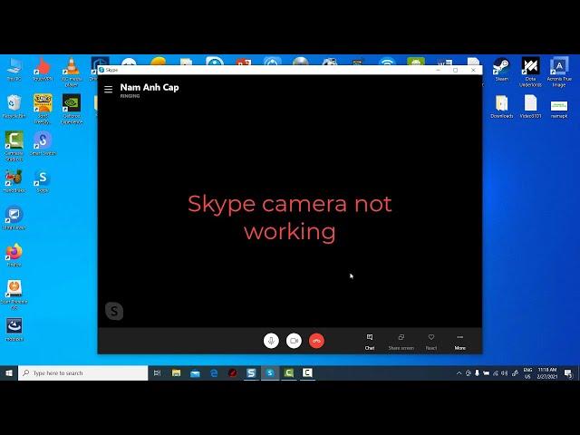 How To Fix Skype camera not working in Windows 10