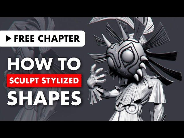 How to Sculpt Stylized Shapes in Zbrush