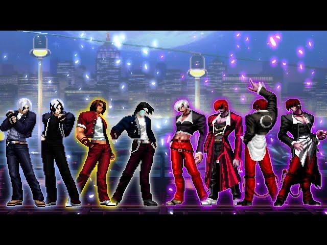 [KOF Mugen] Clone Kyo Team VS. Orochi Iori Team