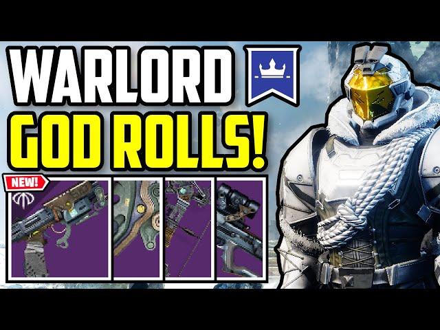 NEW Warlord's Ruin Dungeon Weapons PVE GOD ROLL Guide! (Destiny 2)