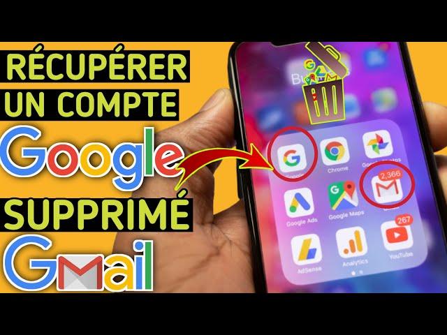 RÉCUPÉRER FACILEMENT UN COMPTE GOOGLE SUPPRIMÉ DÉFINITIVEMENT_RÉCUPÉRER UN COMPTE GMAIL SUPPRIMÉ