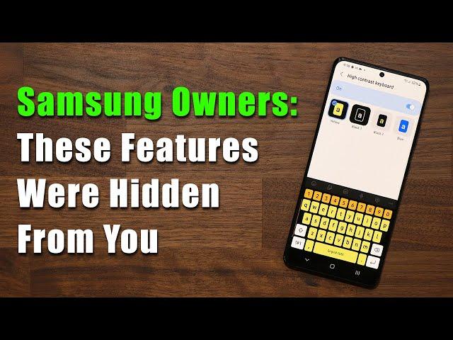 5 GREAT Hidden Features Every Samsung Galaxy Owner Should Know (S21, Note 20, S20, A71, A51, etc)