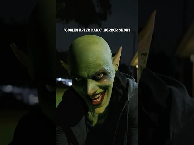 INSANE GOBLIN loves to EAT PEOPLE ️ RUN!!! ️ #horrorshort #satire #snickers #horrorclips #skit