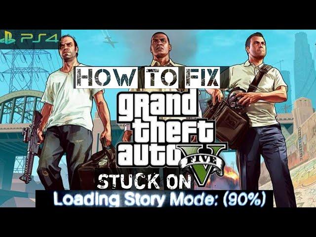 How to fix GTA 5 Stuck on 90% on Ps4