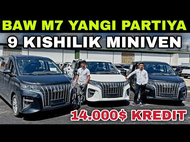 YANGI MIKROAVTOBUS NARXLARI 2024 BAW M7 14.000$ BILAN OLING. Микроавтобус нархлари 2024