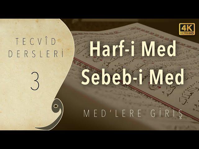 Tecvid Dersleri 03 - Med'lere Giriş - Harf-i Med ve Sebeb-i Med - Mehmet Emin Yiğit